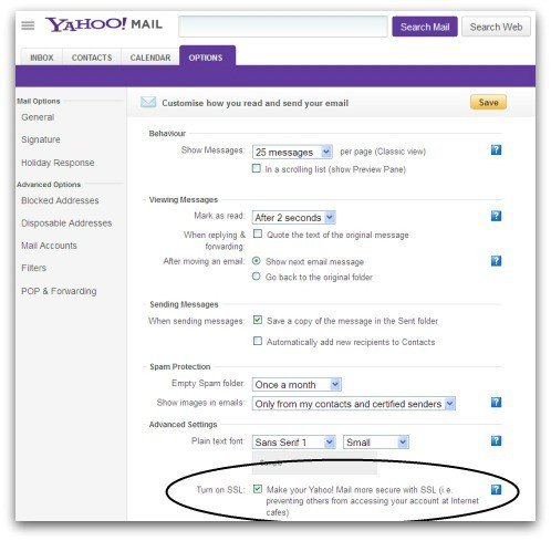 Yahoo Mail finally enables HTTPS Yahoo Mail finally enables HTTPS