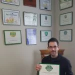 Andre with the 2018 Angie's List Award